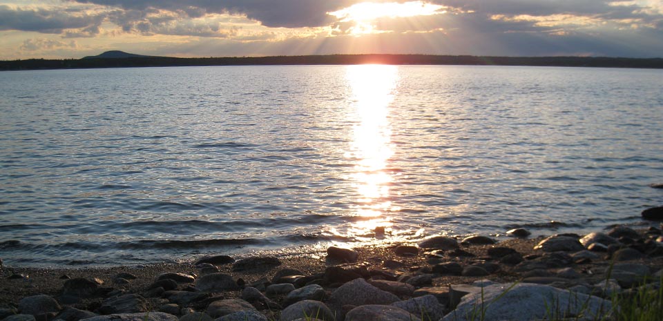 Sunset over Atlantic Ocean